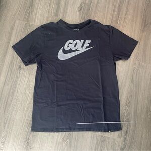 Vintage Nike Golf Tee Shirt Center Swoosh Black & White Modern Fit Men’s Size XL